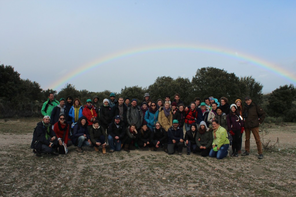 Group photo in Campanarios de Azaba